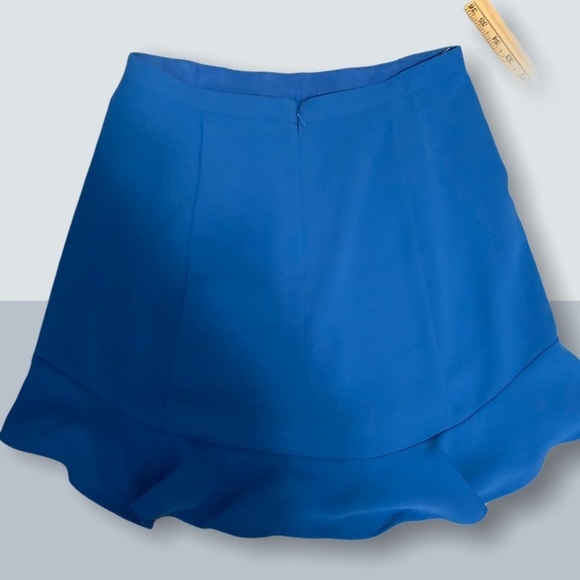 Size 6 Blue J. Crew Trumpet Skirt - Picture 3 of 7